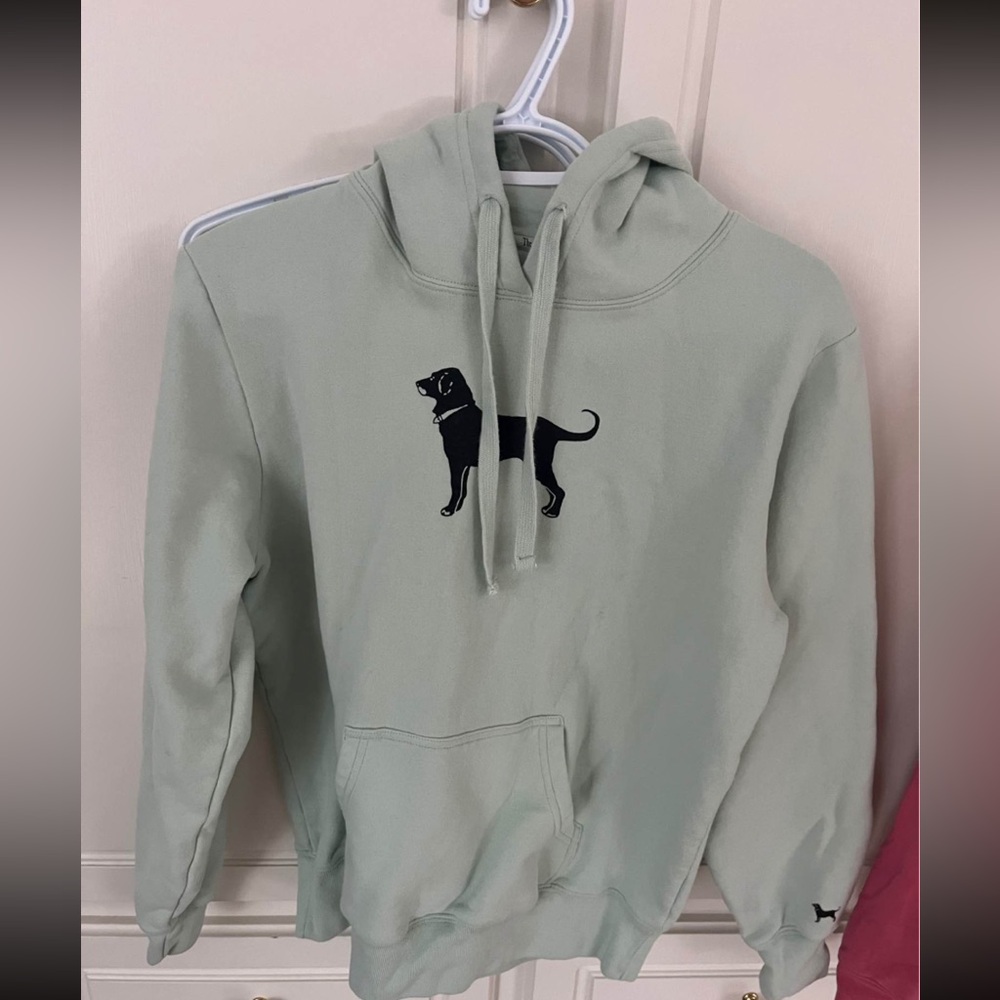 The Black Dog Light Green Hoodie